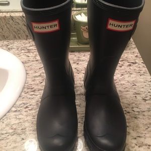 Hunter Original Short Rain Boots - Sz 6